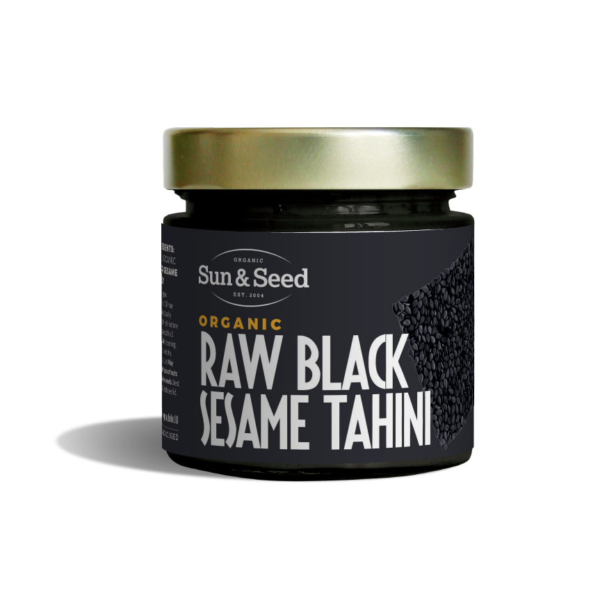 Sun & Seed / Organic Raw Black Sesame Tahini 200g